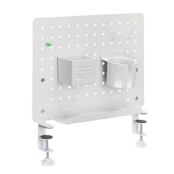 LogiLink PB0104, Terästä, Muovi, Valkoinen, Yksivärinen, Universaali, 5 kg, 1 hyllyä