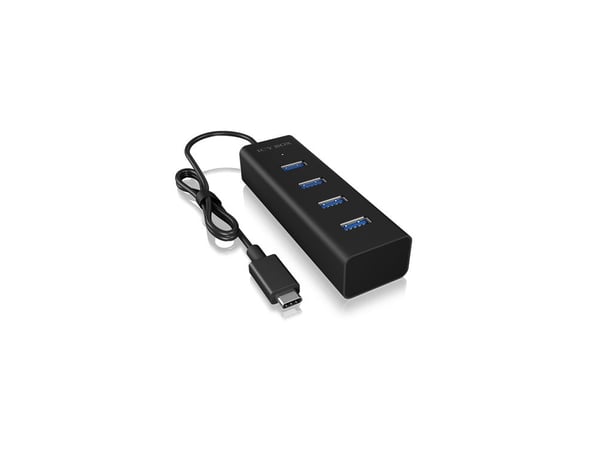 ICY BOX IB-Hub1409-C3 - Hubb - 4 x SuperSpeed USB 3.0 - skrivbordsmodell