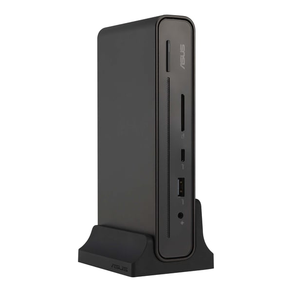ASUS Triple Display USB-C Dock DC300, Telakointi, USB 3.2 Gen 2 (3.1 Gen 2) Type-C, 90 W, 10,100,1000 Mbit/s, musta, SD