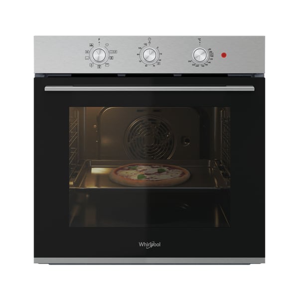 Whirlpool OMK38HU0X, Medium, Elektrisk ovn, 71 l, 71 l, Vifteaktivert, 1500 W
