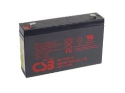 CSB HRL634W, Sealed Lead Acid (VRLA), 6 V, 34 Wh, Sininen, Purppura, ISO 9001, ISO 14001, 1,32 kg