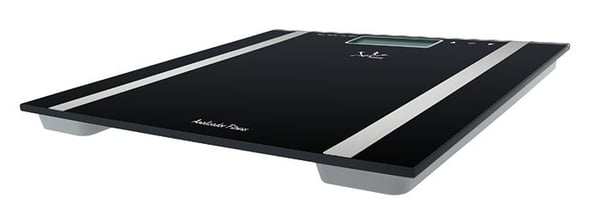 JATA Mod. 531, Elektronisk personvekt, 180 kg, 100 g, Sort, kg, lb, firkant