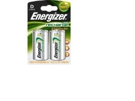 Energizer Recharge Power Plus D / NH50 batteri, 2 stk.