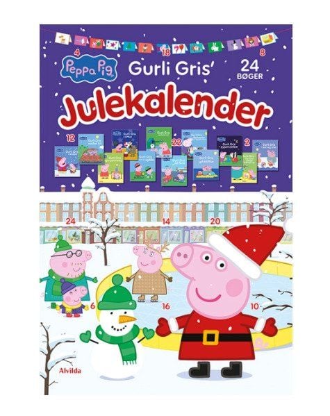Peppa Gris - Julekalender med 24 bildebøker (Gurli Gris)