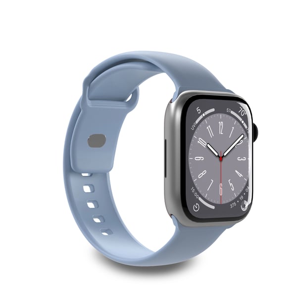 PURO PUICNAW44LBLUE, Yhtye, Älykello, Sininen, Apple, Apple Watch, Silikoni