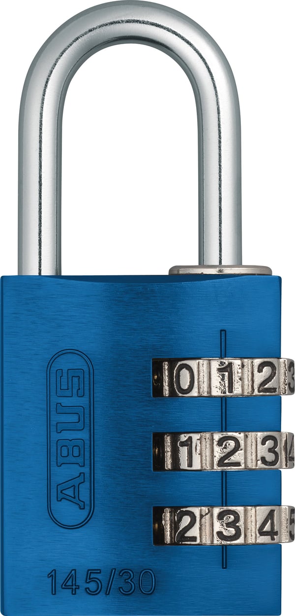 ABUS ABVS46614 Hængelås 31,5 mm Blå Kombinationslås