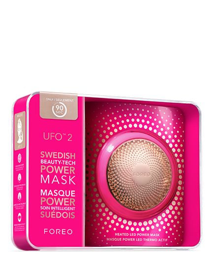 Foreo Ufo 2 Fuchsia sonic-enhet for å forsterke effekten av ansiktsmasker