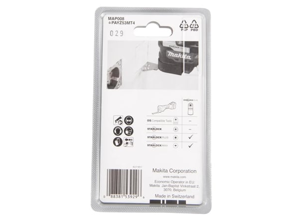 Makita B-66391 Makita TC, Kovametalli Segmenttisahanterä 53 mm 1 kpl 1 kpl