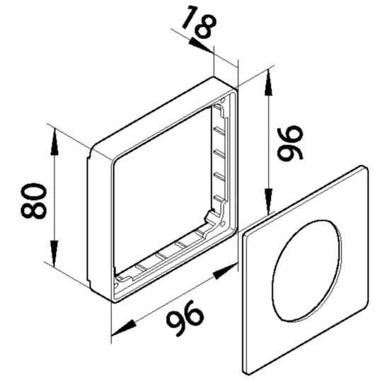 Hager kansi CEE pistorasia G33749016peitelevy hfr PC/ABS OT80 G33749016 ( G33749016 )