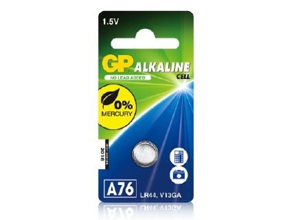 GP Batteries knapcelle 76A-C1, 1,5V, LR44, 1-pak