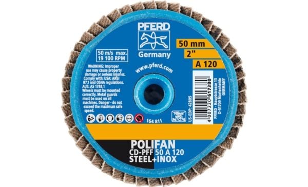 PFERD COMBIDISC Mini-POLIFAN, 5 cm, 10 st