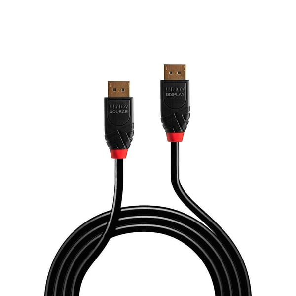 Lindy - DisplayPort-Kabel - DisplayPort (M) toDisplayPort (M) - DisplayPort 1,4 - 7,5m - rund, aktiv, Supports 8K 60 Hz (7680 x 4320), Supports 4K ...