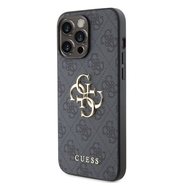 Veske Guess iPhone 15 Pro Max 4G stor metalllogo - fotosett
