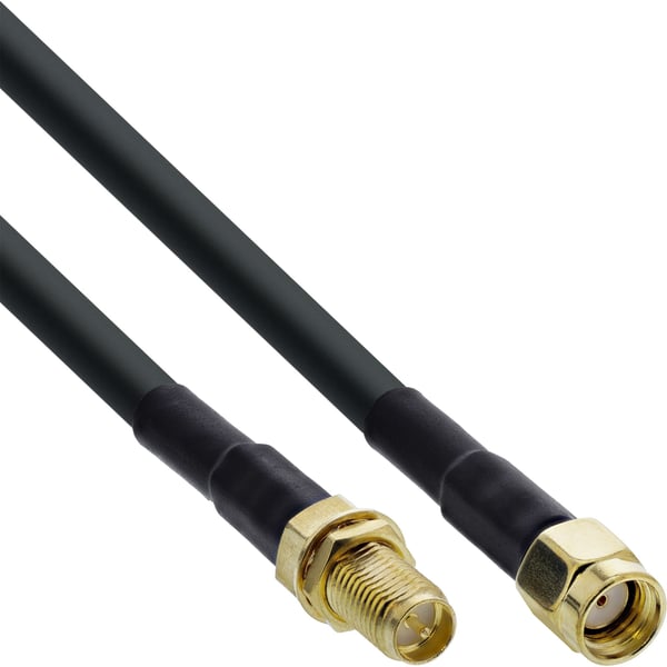 InLine 40862, 2 m, musta