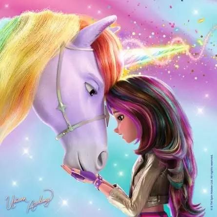 Palapeli 3x49PCS Unicorn Academy