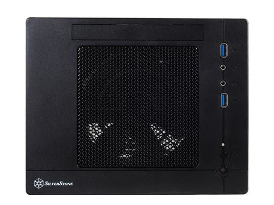 SilverStone SUGO SG05-Lite - Tower - Mini-DTX - ingen strømforsyning - svart - USB/lyd