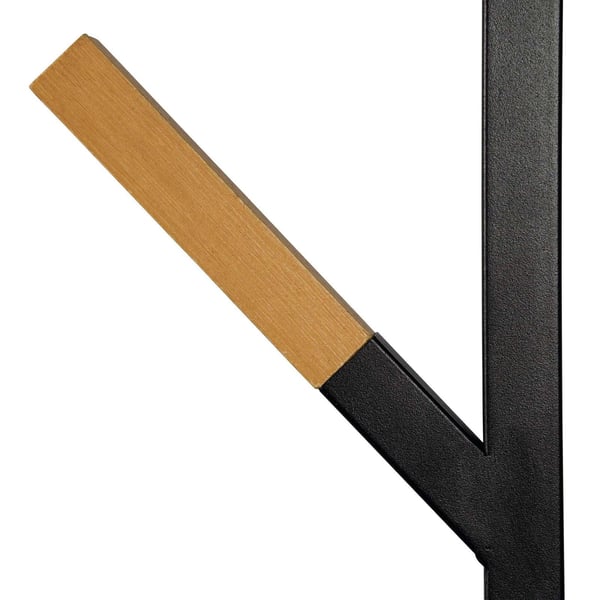 MAUL MAULrima, Golv, Metall, 6 krok/-ar, Svart, MDF, Metall, Metall/trä