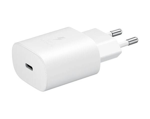 Samsung® | EP-TA800 - Snabbladdning väggladdare - 25 Watt - 3A - USB-C - Hvid