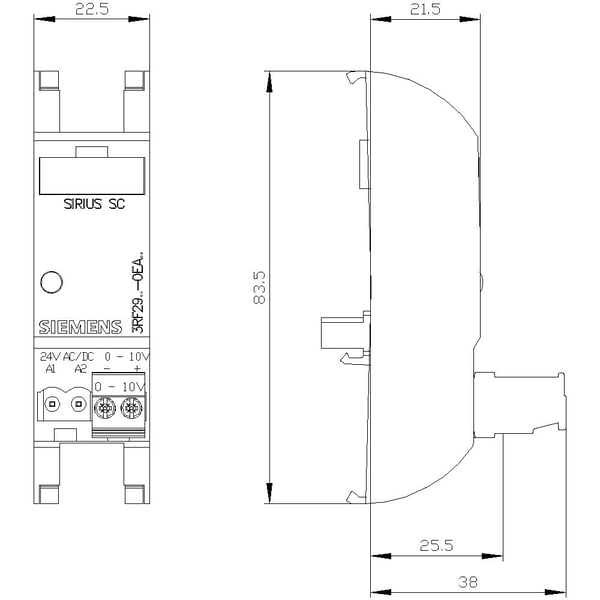 Siemens Semiconductor Relä 3RF2900-0EA18 1 st
