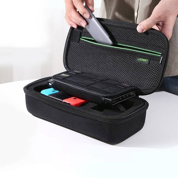Ugreen kotelo Nintendo Switchille ja lisävarusteille S 26,5 x 10 x 13,5 cm musta (50275 LP145)