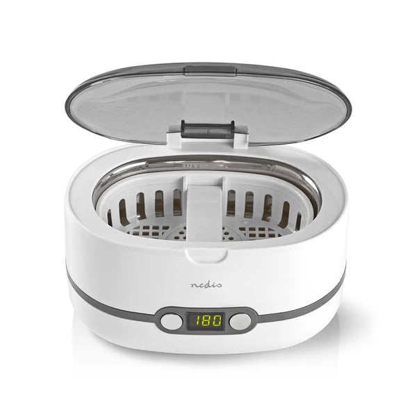 Nedis JECL110WT ultraäänipesuri 600 ml 43 kHz