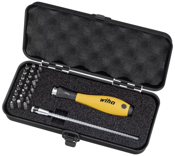 Wiha 10389 sett med utskiftbare blader 26 stk. ESD