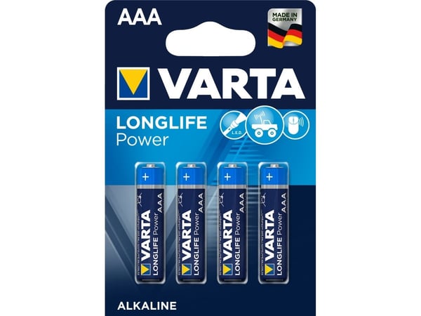 Varta High Energy - Batteri 4 x AAA - Alkalisk - 1220 mAh