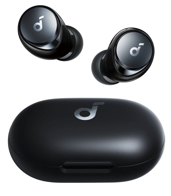 Anker Soundcore Space A40 -nappikuulokkeet, täysin langattomat, ANC, musta