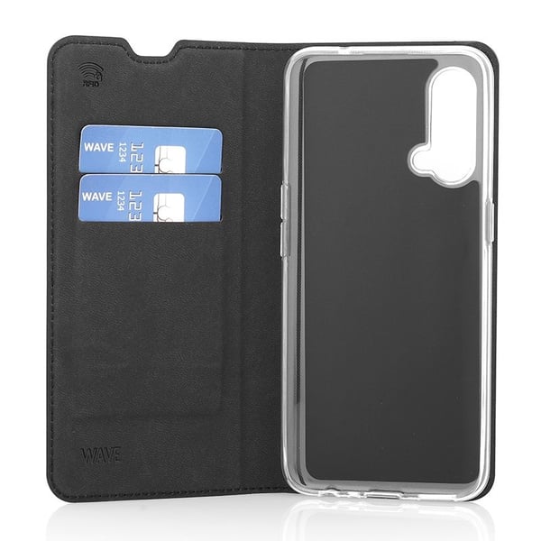 Wave WAVE-BC-OP-CE5G-BK Mobile Cover Folio Musta