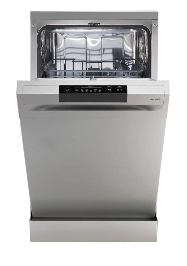 Gorenje GS520E15S fristående diskmaskin 9 kuvert, E, 45 cm, grå