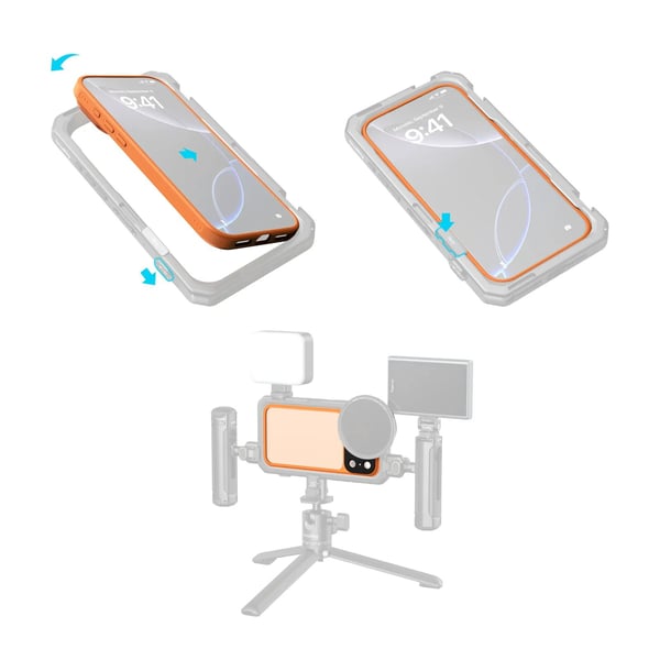 SmallRig FilMov, Border, Apple, iPhone 17 Pro Max, 17,5 cm (6.9"), Oransje