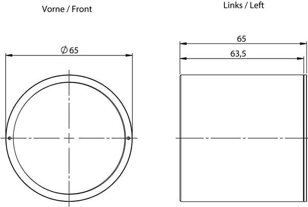 Siemens 6GF3540-8AC41, musta, 65 mm, 65 mm, 65 mm, 172 g