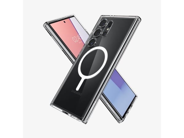 Spigen Ultra Hybrid Metal Ring, Suojus, Samsung, Galaxy S24 Ultra, 17,3 cm (6.8"), Läpinäkyvä