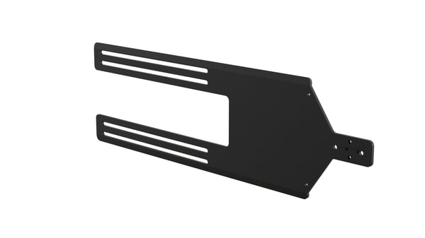Ergonomic Solutions SpacePole Kiosk SPK512-17, Vinkeljärn, Svart, Metall, 38,1 cm (15"), 55,9 cm (22"), 121,9 mm