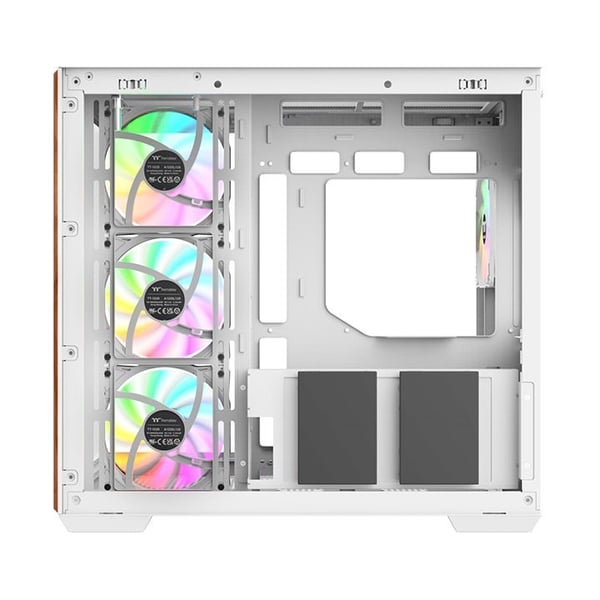 Thermaltake View 380 WS ARGB, Midi Tower, PC, Hvit, ATX, Micro ATX, Mini-ITX, SPCC, Herdet glass, Spilling