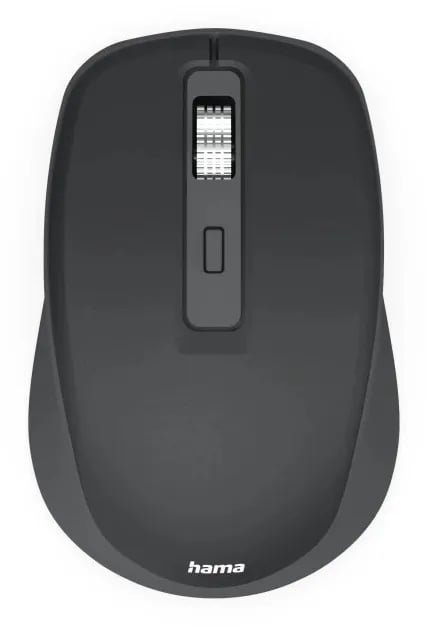 Hama WM-450, oikeakätinen, optinen, langaton RF + Bluetooth, 1600 dpi, musta