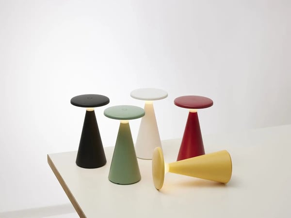BORDLAMPE NYHAVN STØVET GUL