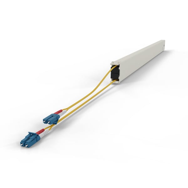 PATCHBOX CONE46OS211, brett for kabelhåndtering, kremfarget, akrylonitrilbutadienstyren, polyoksymetylen (POM), 46U, 2,5 m, -20 - 60 °C