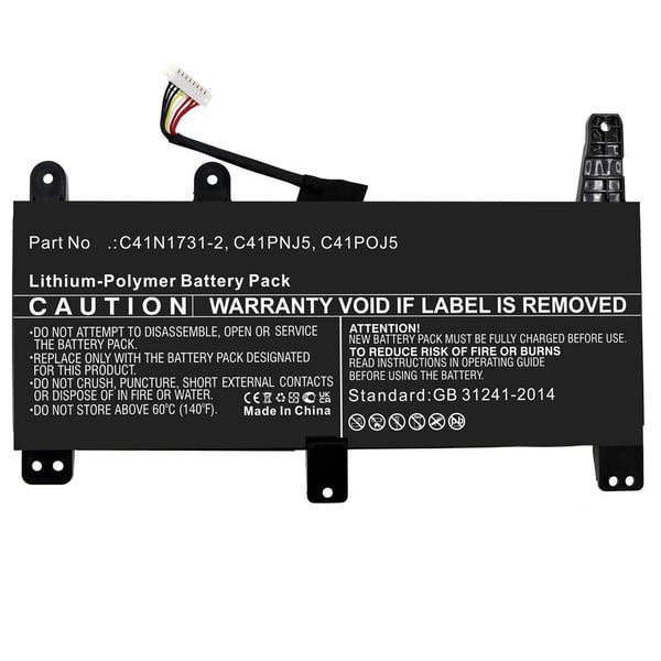 CoreParts - Batteri til bærbar PC (tilsvarer: ASUS 0B200-02940000, ASUS 0B200-02990000, ASUS 0B200-03400200, ASUS 4ICP5/70/81, ASUS C41N1731-2, ASU...