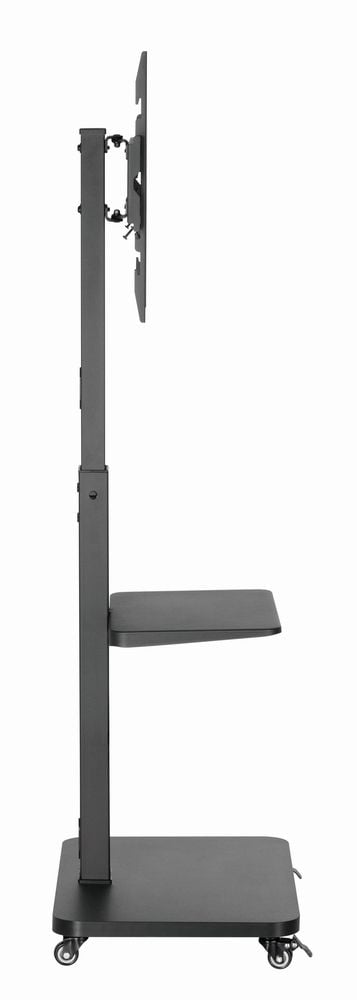 Gembird - Vogn - for TV - sponplate, stål - svart - skjermstørrelse: 37"-75"