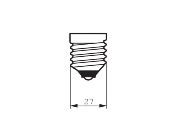 Philips CorePro - LED-glödlampa med filament - form: A60 - klar finish - E27 - 7 W (motsvarande 60 W) - klass E - varmt vitt ljus - 2700 K
