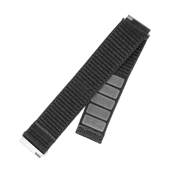FIXED - Klokkestropp for smart armbåndsur - nylon, quick release, 20 mm - 160-210 mm - mørk grå