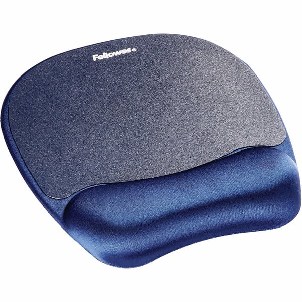 Fellowes - Musmatta med handledsstöd - safirblå