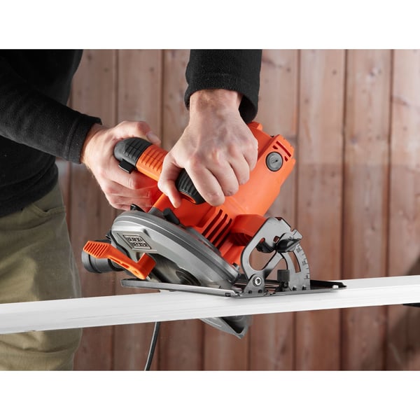 Black & Decker CS1550-QS, Puu, Musta, Oranssi, 19 cm, 5500 RPM, 6,6 cm, 5 cm