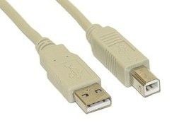 InLine 34550H, 10 m, USB A, USB B, Hane/Hane, 0,48 Gbit/s, Beige