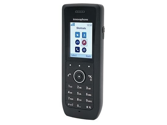 Innovaphone IP73, IP-mobiilipuhelin, musta, Johdoton puhelin, Polykarbonaatti, 250 entries, LCD