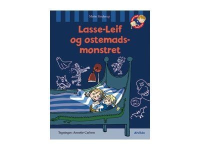 Lasse-Leif og ostemadsmonstret - av Finderup Mette, Carlsen Annette - billedbok (innbundet bok) | Språk: Dansk
