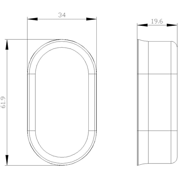 Siemens 3SU1900-0DG70-0AA0 Suojakuori 1 kpl.