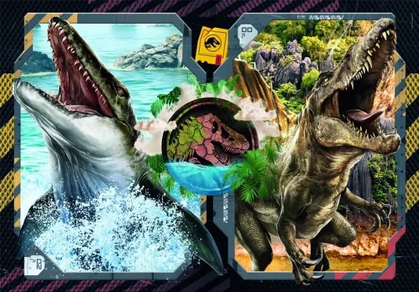 Clementoni Puslespil Jurassic World 2025, 2x60 brikker