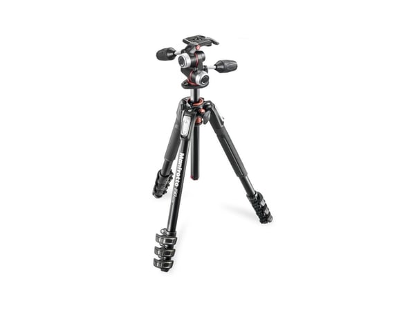 Manfrotto MK190XPRO4-3W, 3 jalkoja, Musta, 173 cm, 3,1 kg